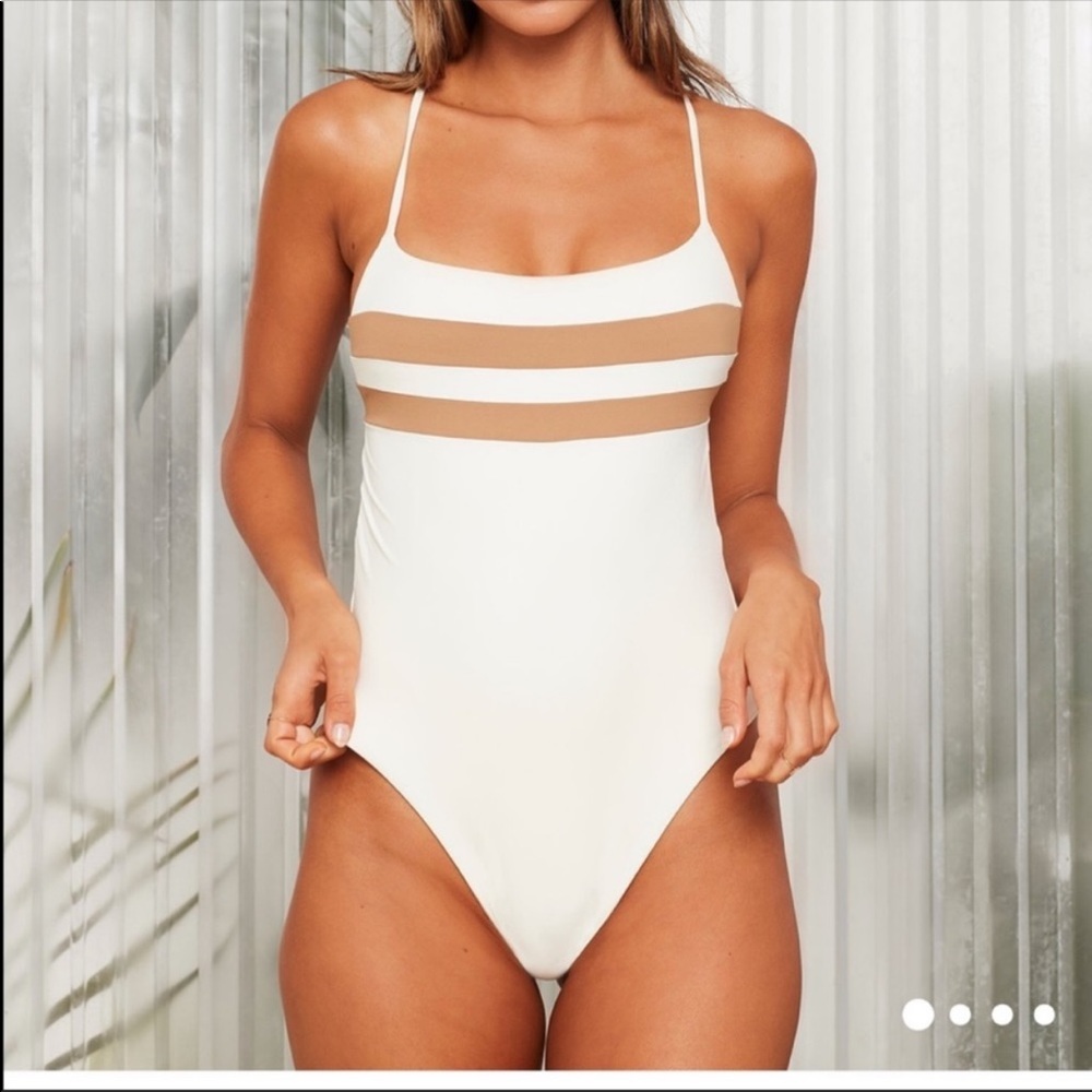 L*Space High Impact One Piece Swimsuit Sz 8/M